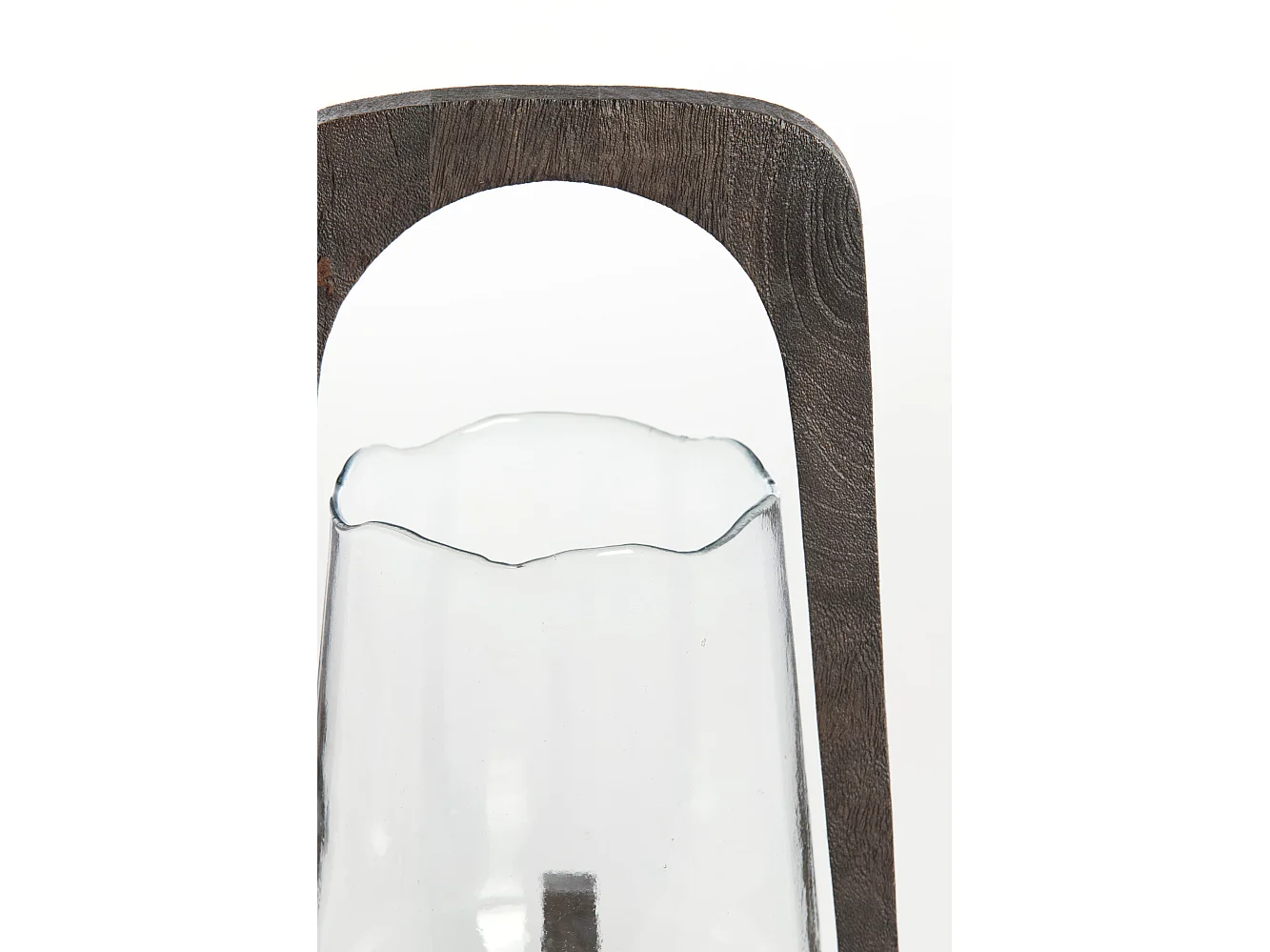 Windlicht ANOSY - Ø21.5x35cm - Bruin