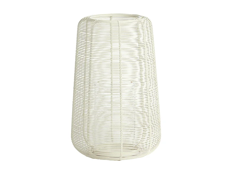 Lanterne ADETA - Ø19,5x30cm - Blanc