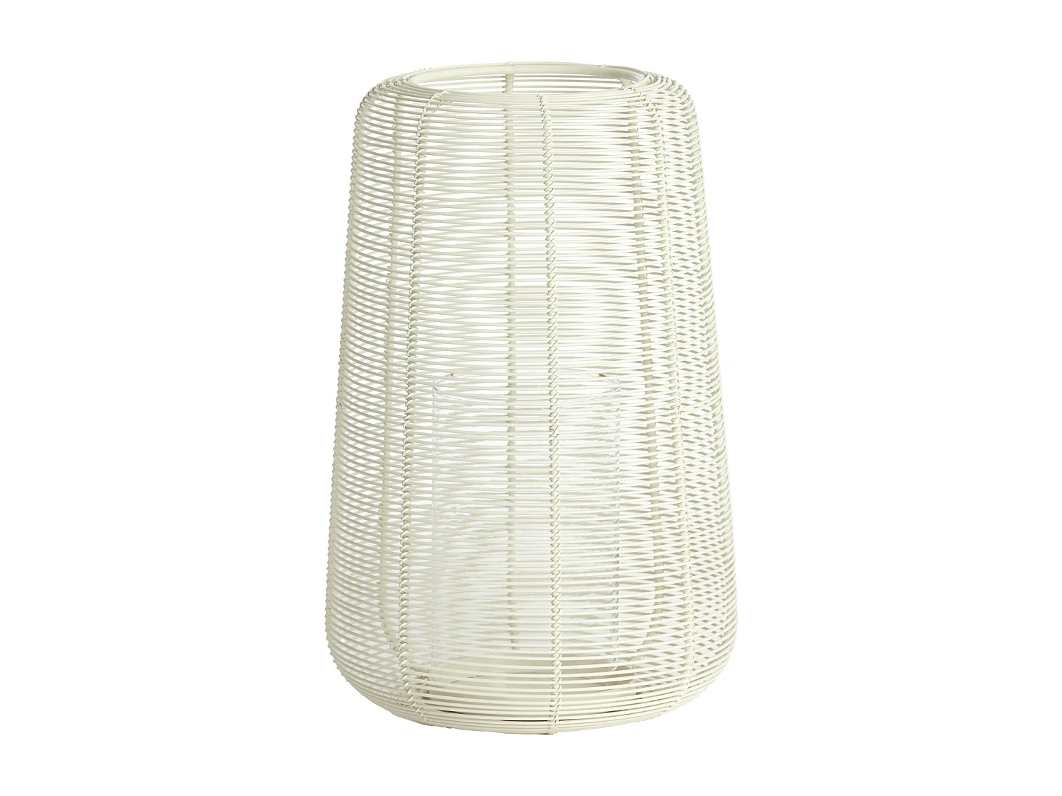 Lanterne ADETA - Ø19,5x30cm - Blanc