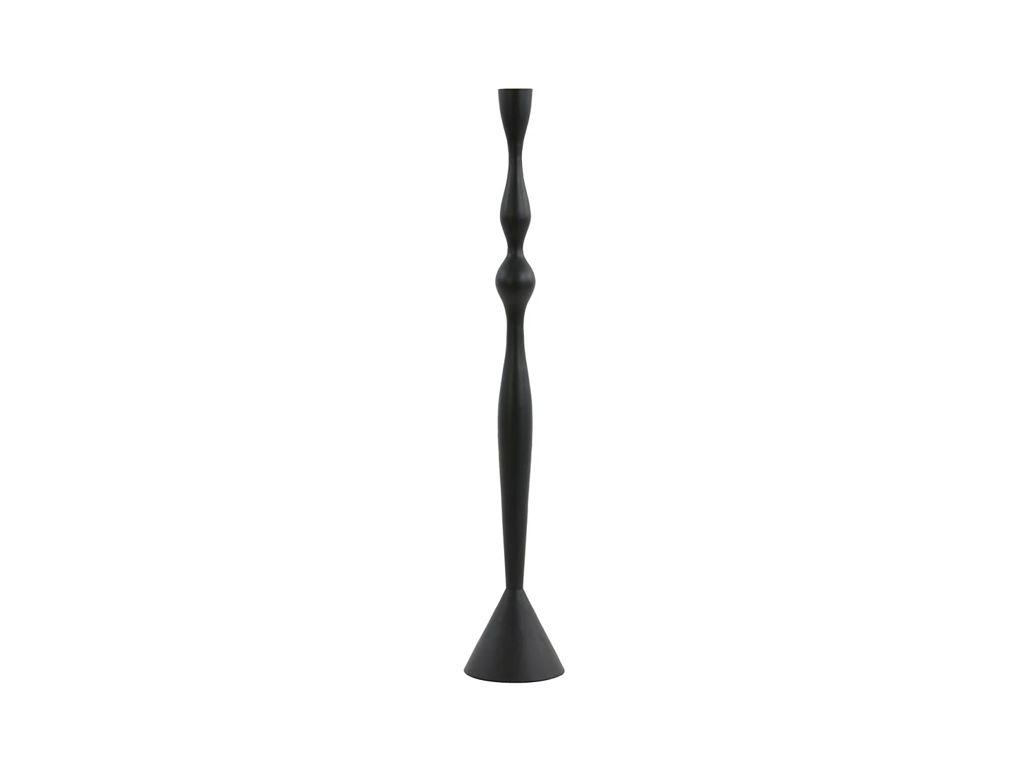 Kandelaar PALUNO - Ø10x60cm - Zwart
