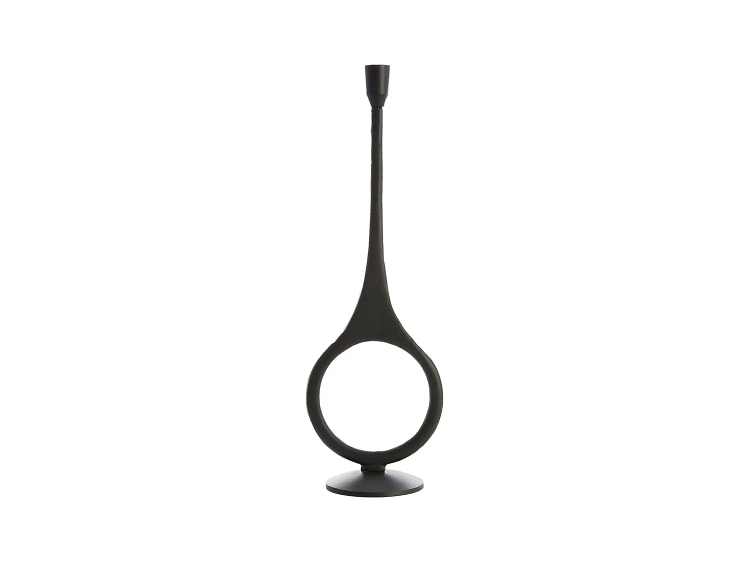 Candelabro ANTIGA - Ø13x55cm - Negro