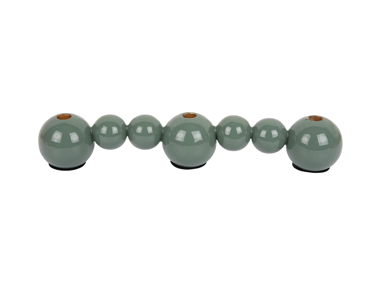 Chandelier Bulles Droit - Vert jungle