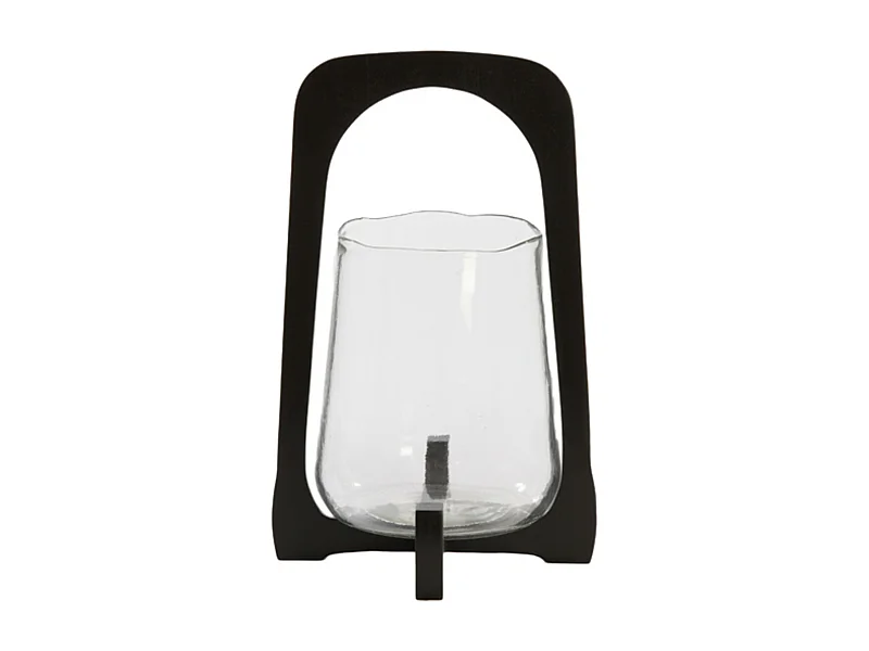 Windlicht ANOSY - Ø21,5x35cm - Schwarz