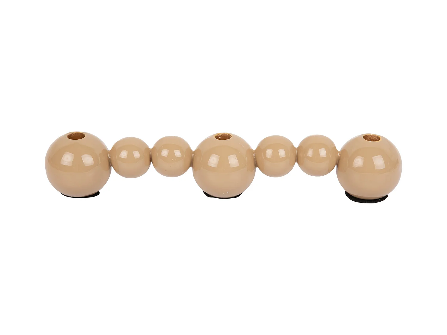Chandelier Bulles Droit - Brun Doux