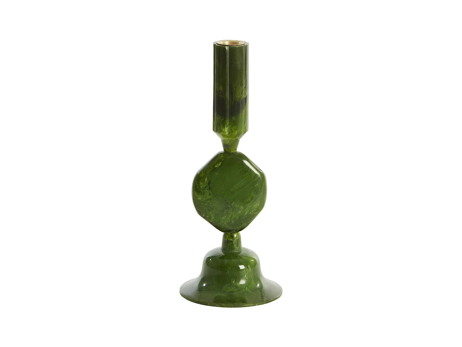 Bougeoir KUMOPA - Ø10x25cm - Vert