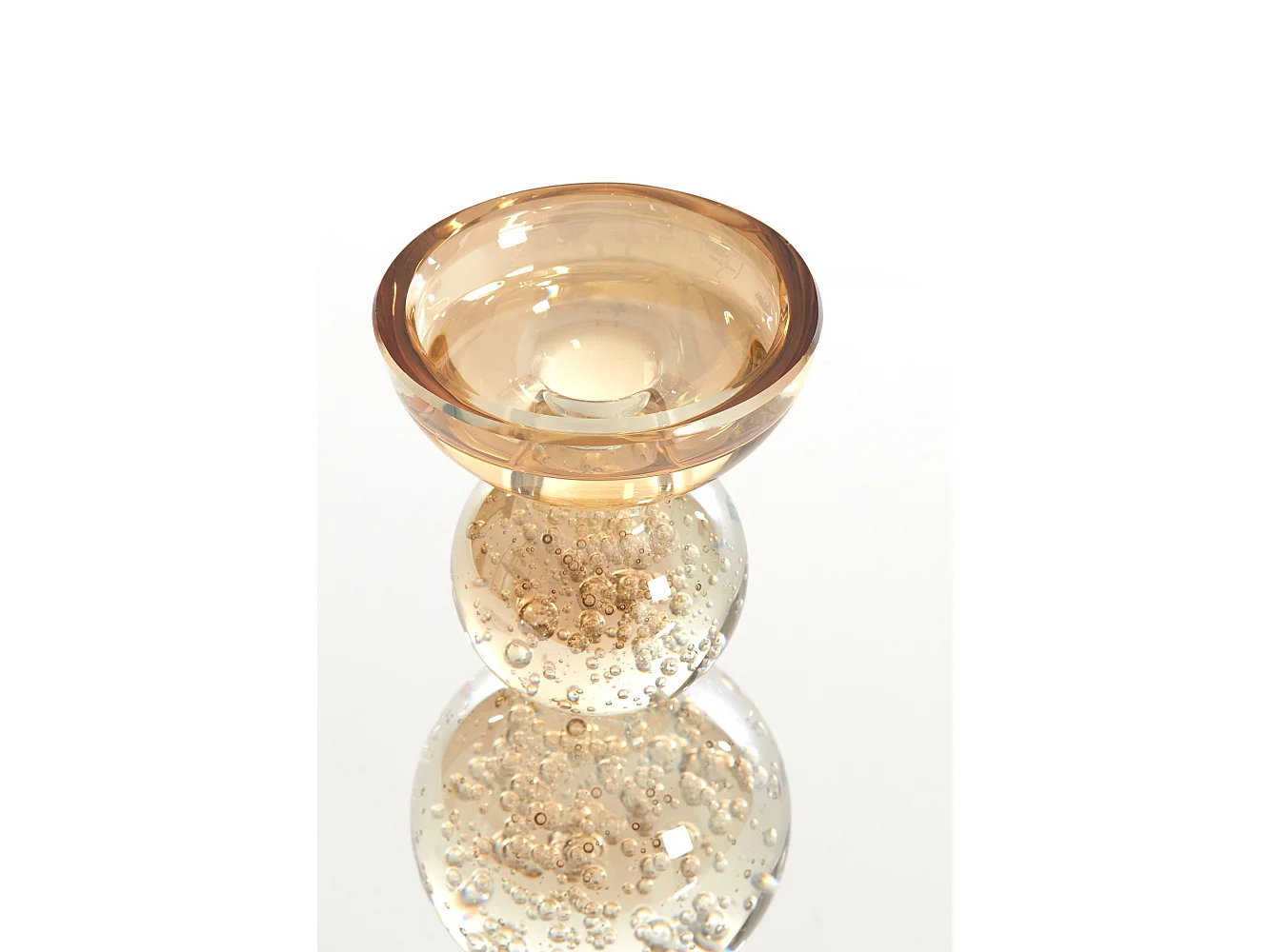 Bougeoir ITINGA - Ø9,5x34cm - Orange