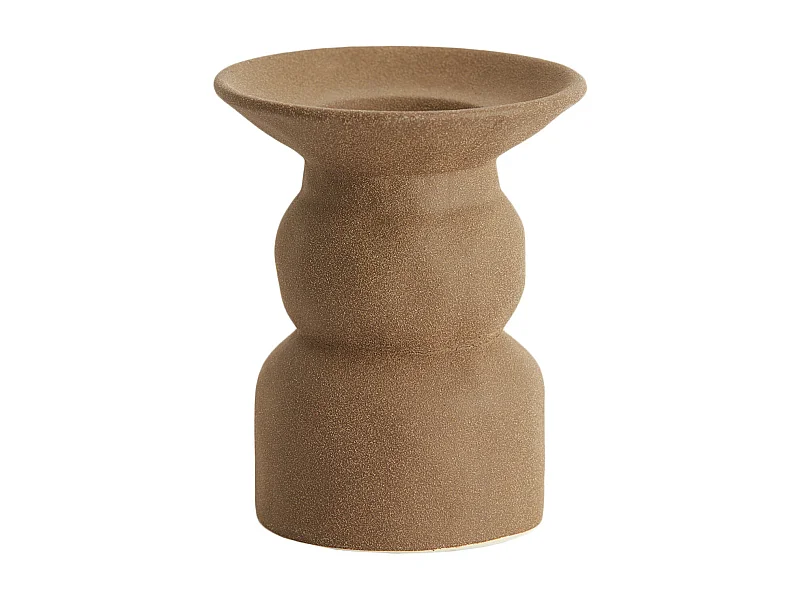 Kandelaar ATRANI - Ø12.5x15cm - Bruin