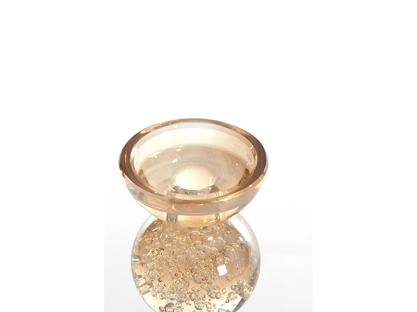 Bougeoir ITINGA - Ø10x26,5cm - Orange