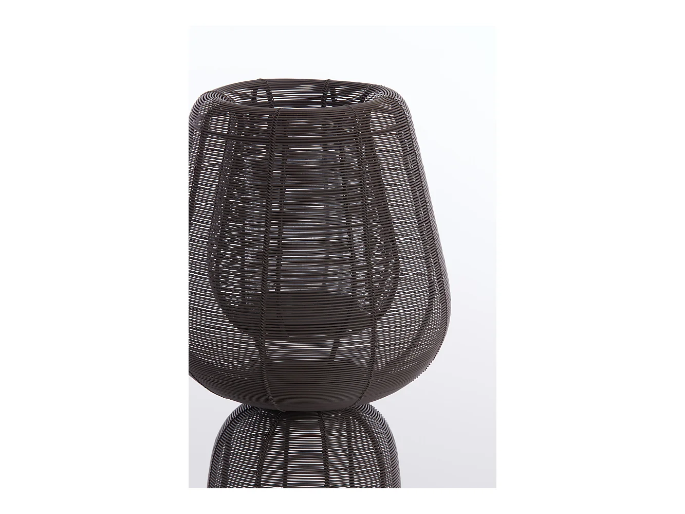 Lanterne FELLINI - Ø25x52,5cm - Noire