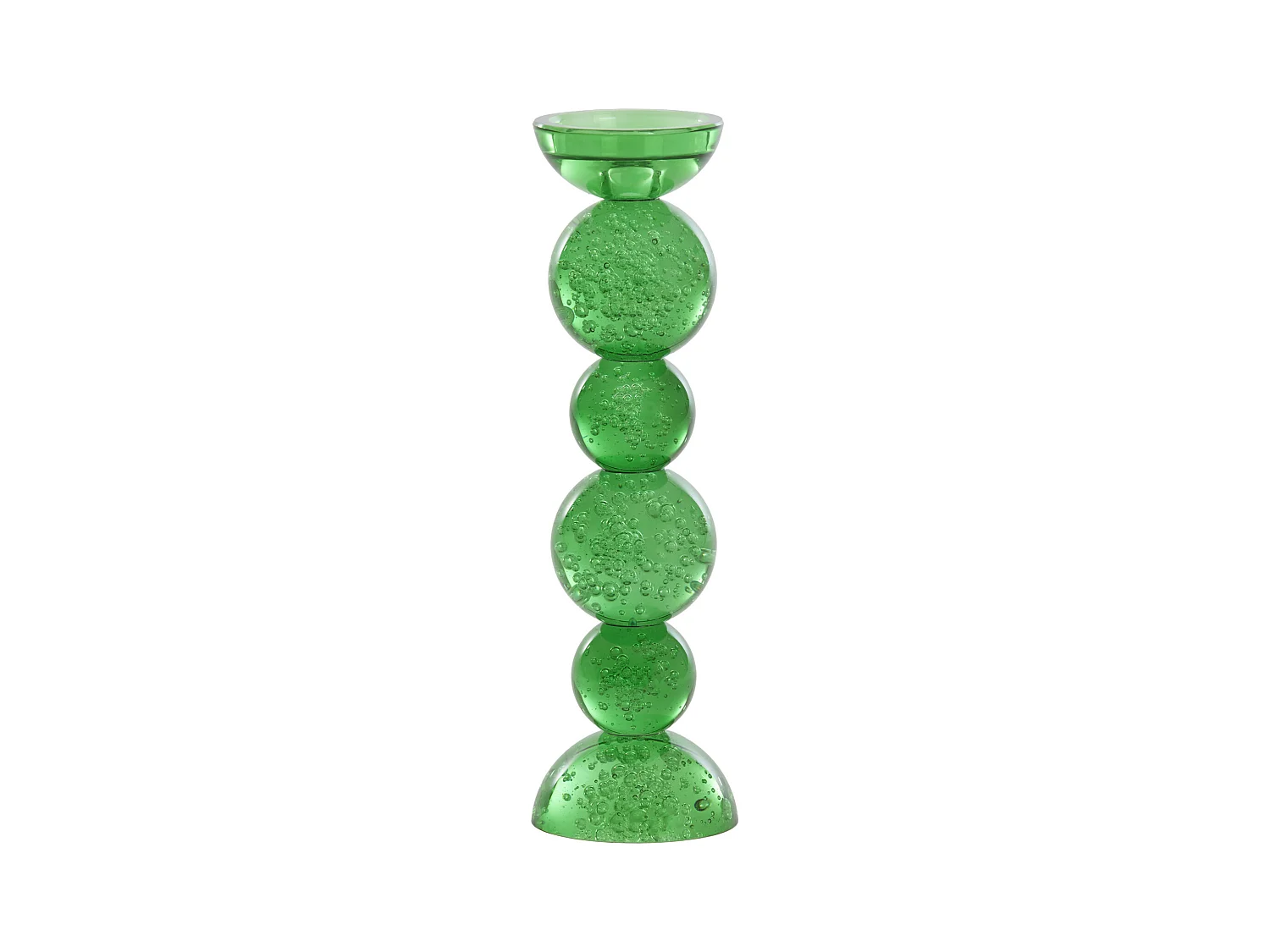 Bougeoir ITINGA - Ø9,5x34cm - Vert