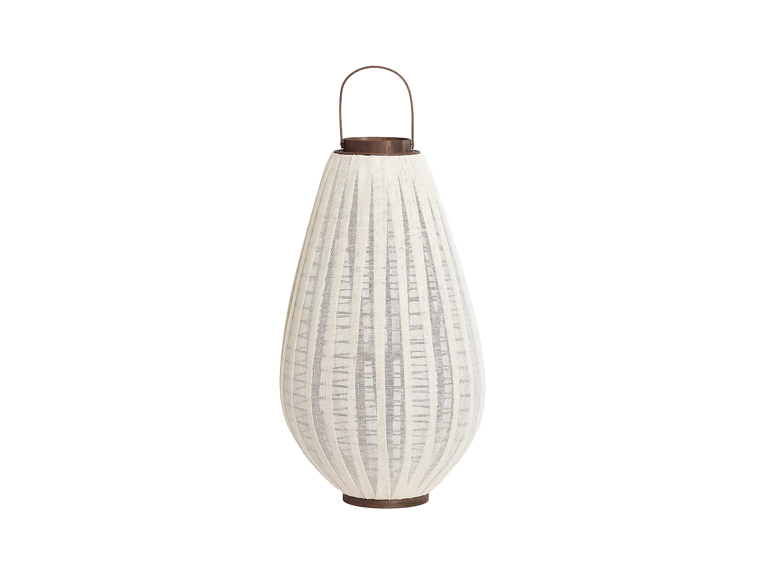 Lanterne DAZIO - Ø38x70cm - Marron
