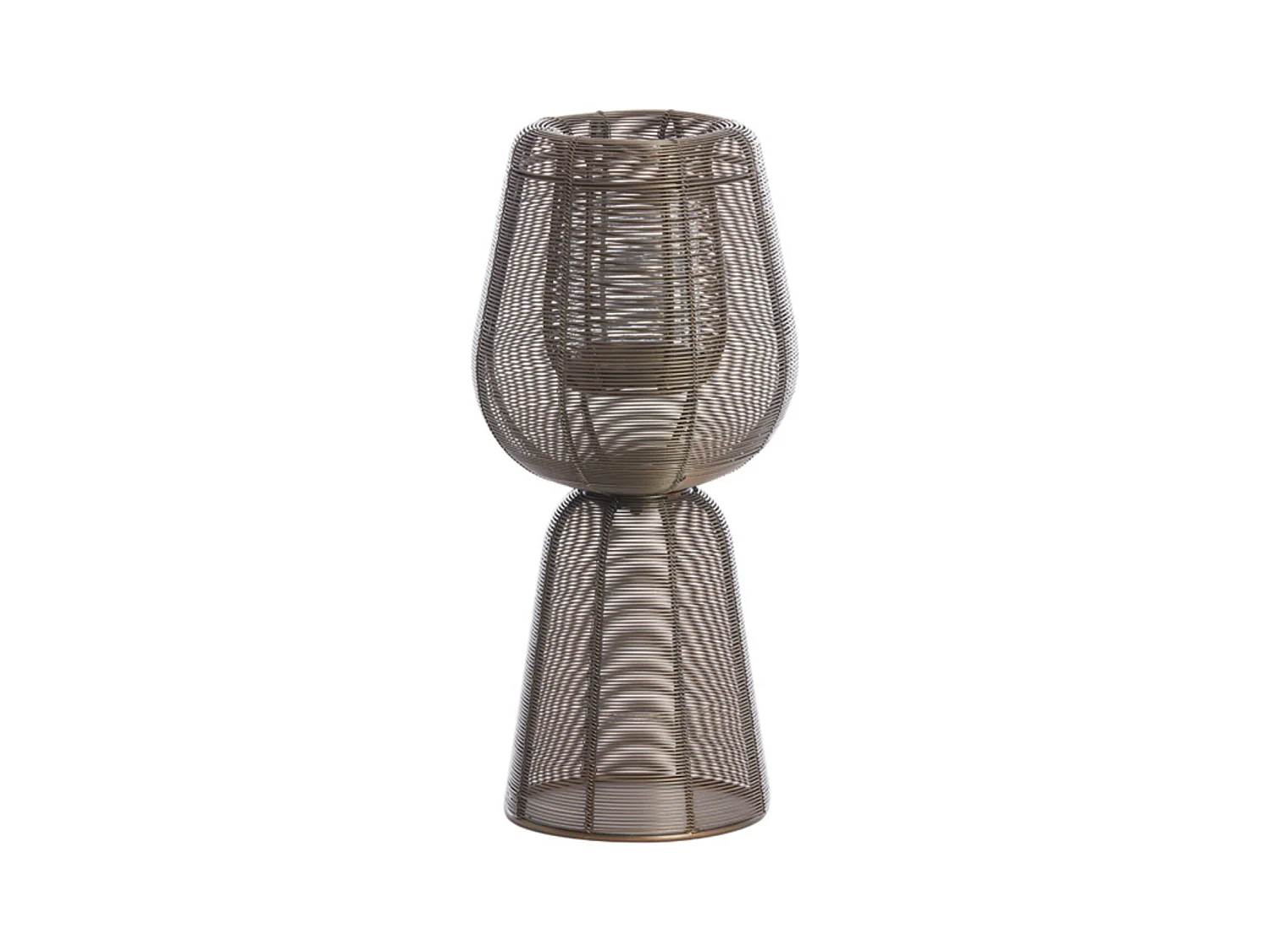Lanterne FELLINI - Ø18x41,5cm - Bronze