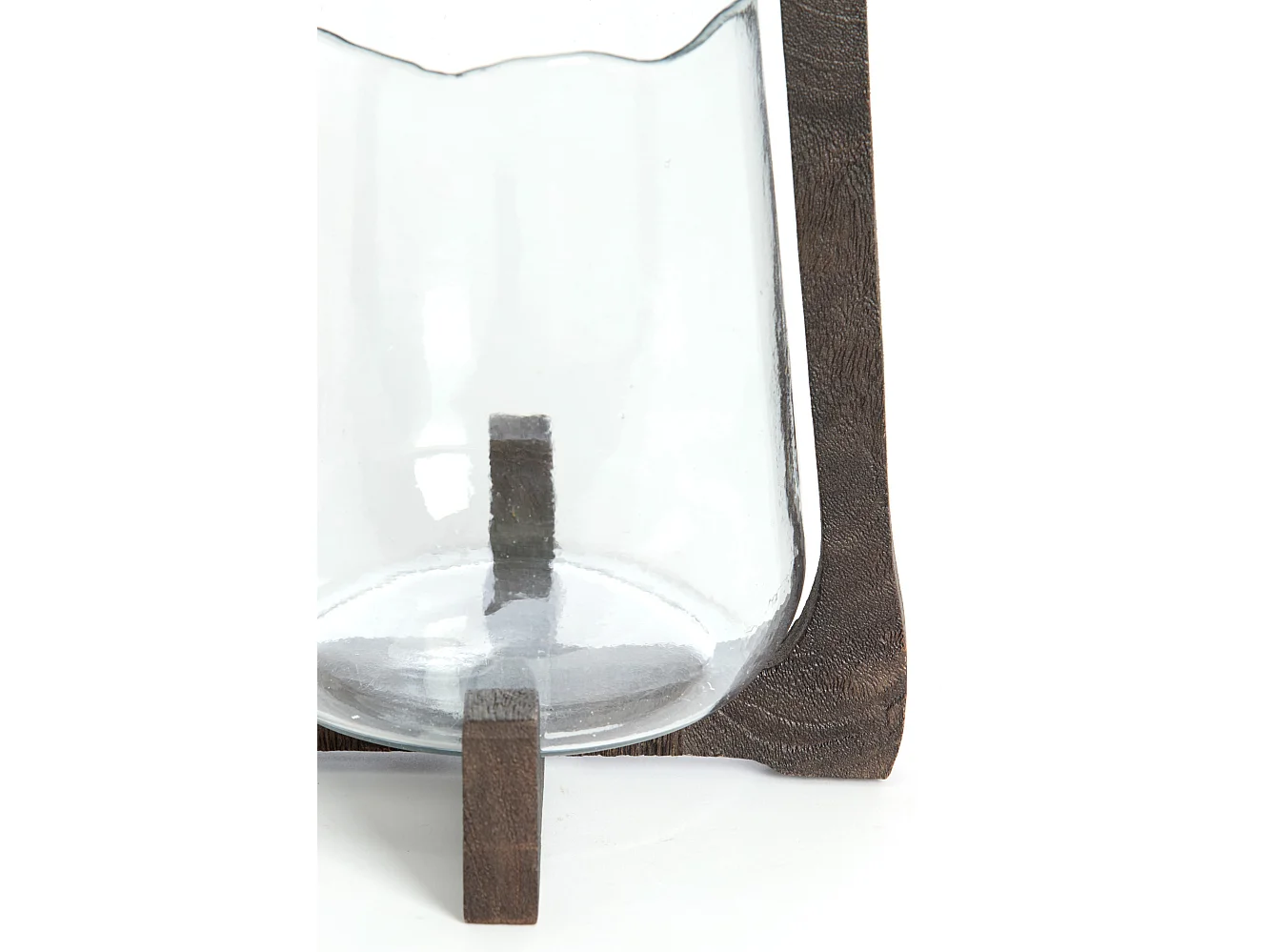 Lanterne ANOSY - Ø26x48cm - Marron