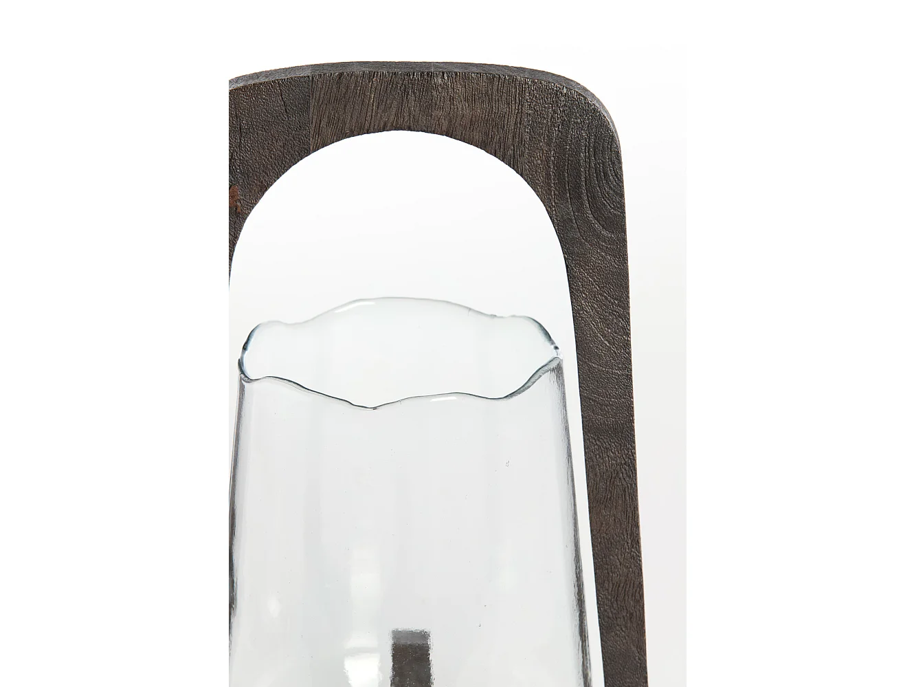 Windlicht ANOSY - Ø26x48cm - Bruin