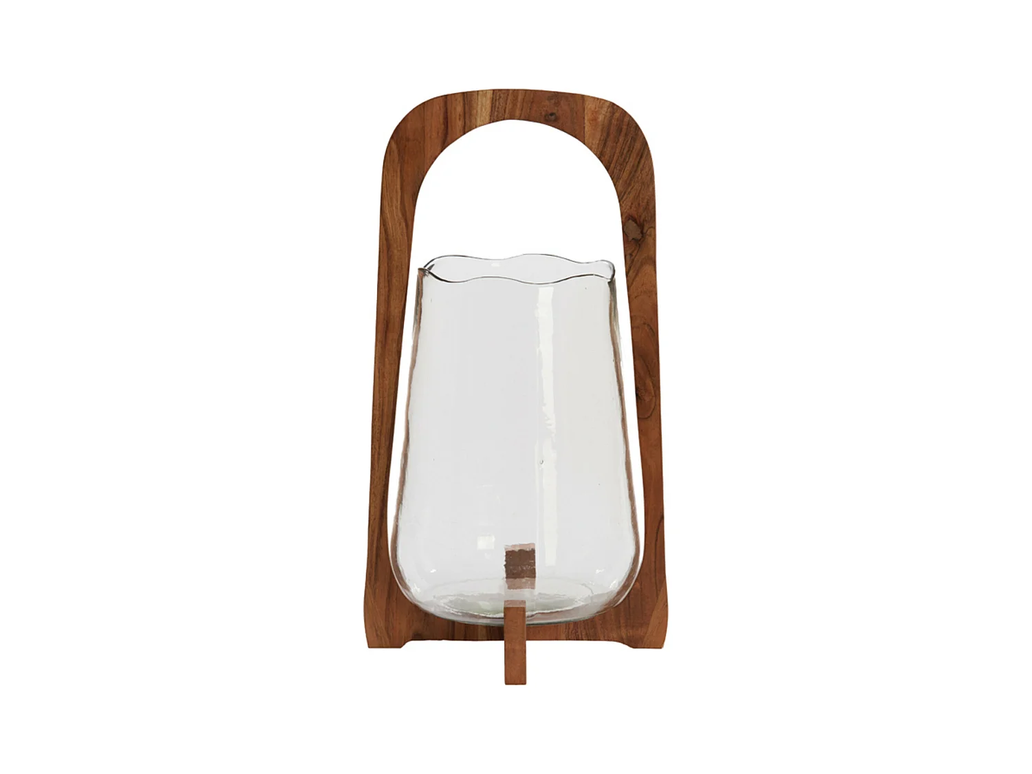 Lanterne ANOSY - Ø26x48cm - Marron