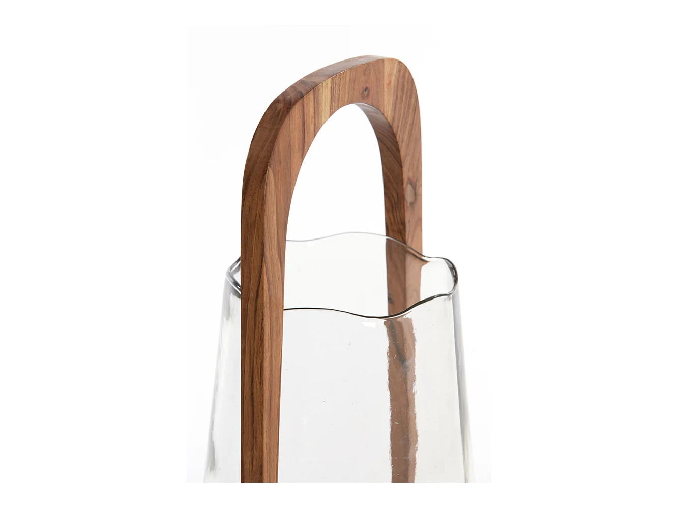 Lanterne ANOSY - Ø26x48cm - Marron