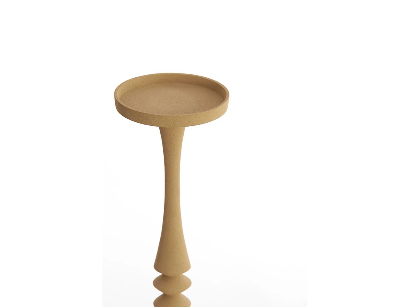 Bougeoir MISTRY - Ø11x51cm - Marron