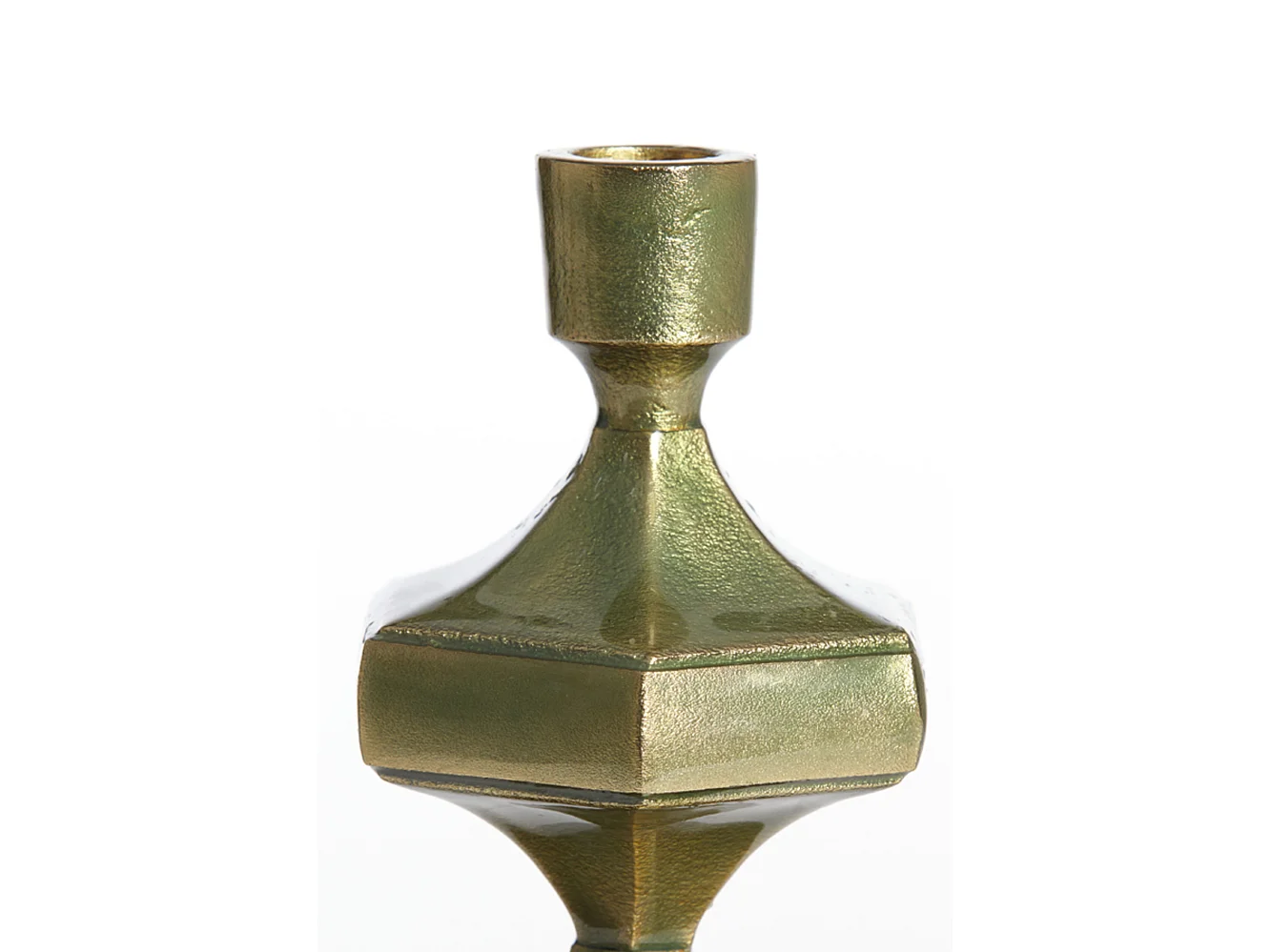 Bougeoir WAMBIRI - 10x9x33cm - Vert