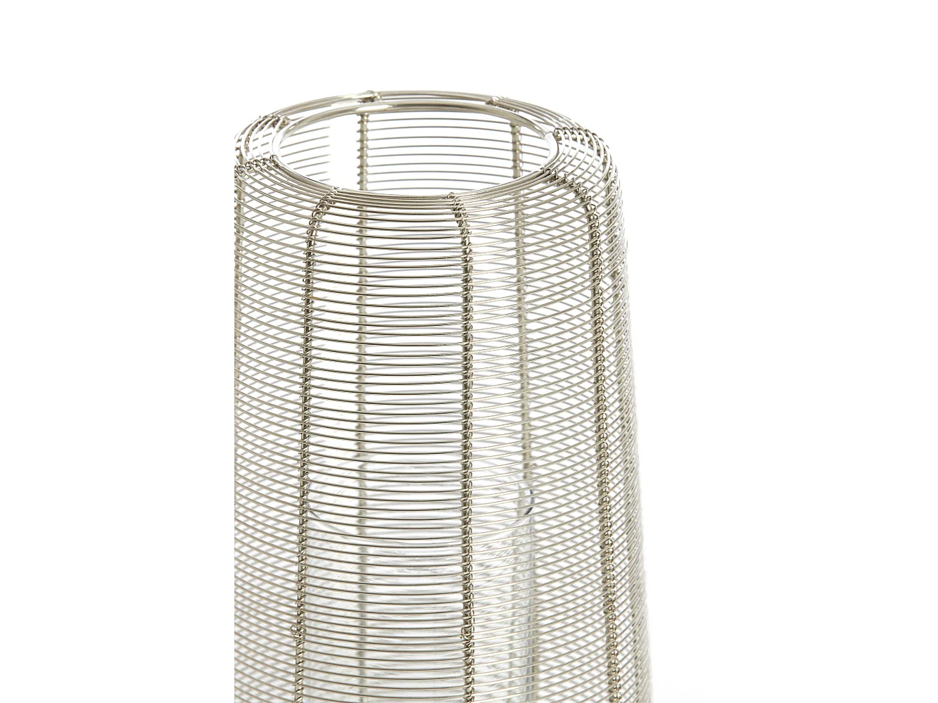 ADETA Laterne – Ø19,5x30cm – Silber