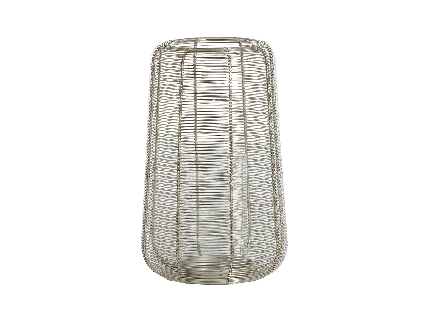 Lanterne ADETA - Ø19,5x30cm - Argent