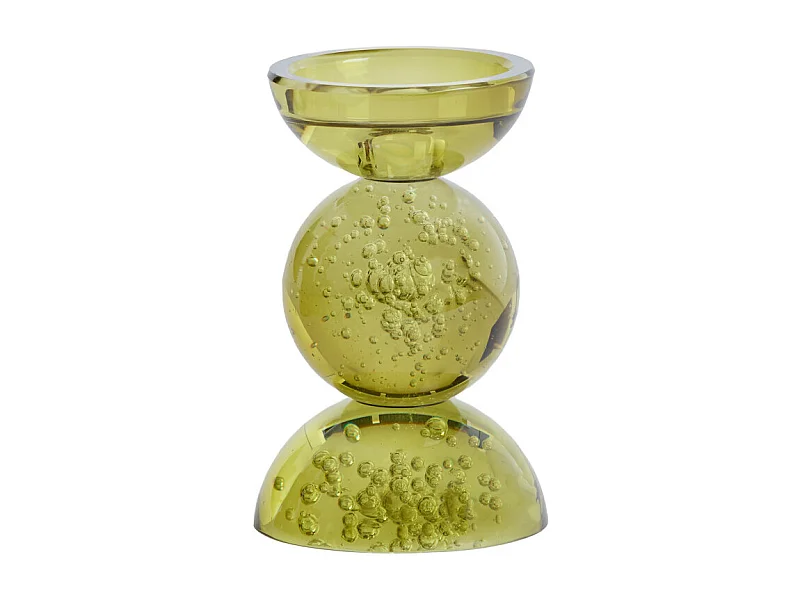 Candelabro ITINGA - Ø9,5x15,5cm - Verde