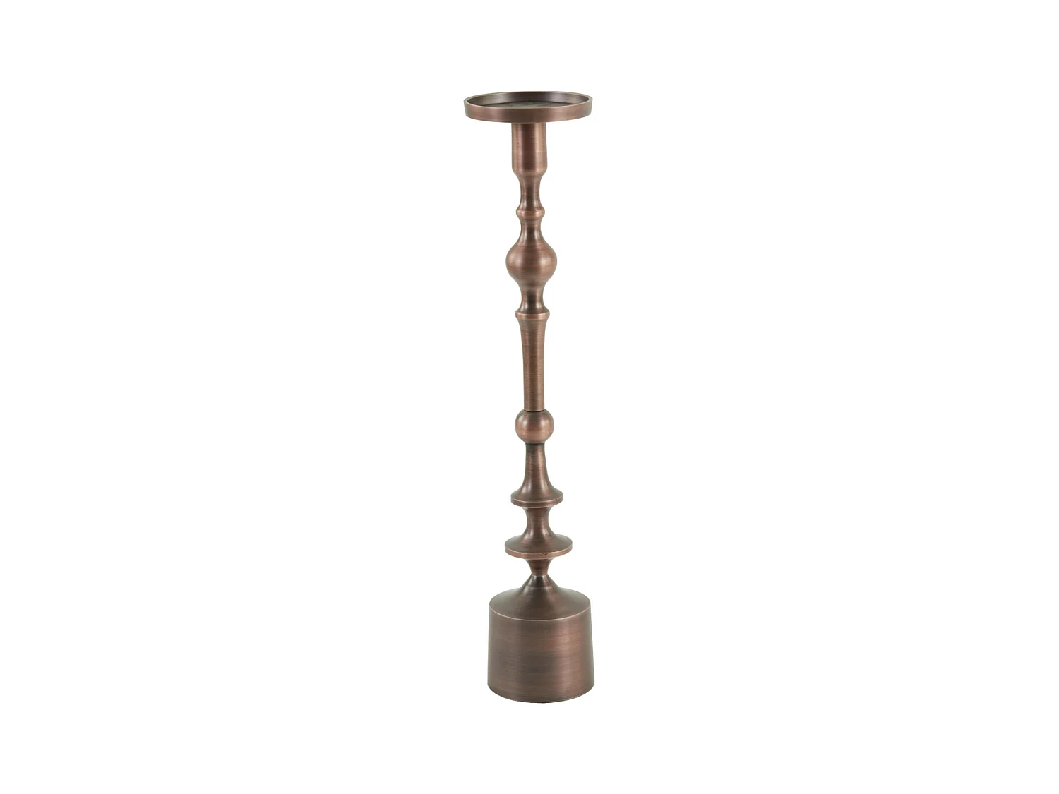 Bougeoir SHEVA - Ø11x54cm - Bronze