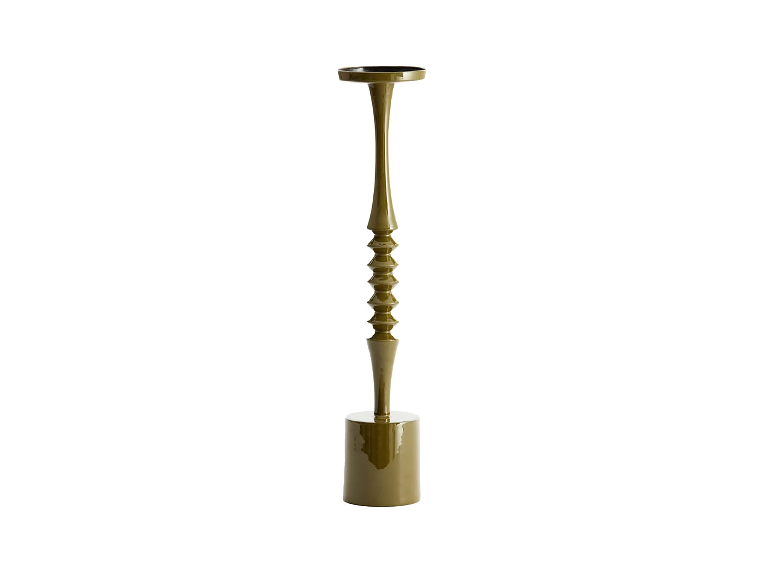 Bougeoir MISTRY - Ø11x51cm - Vert