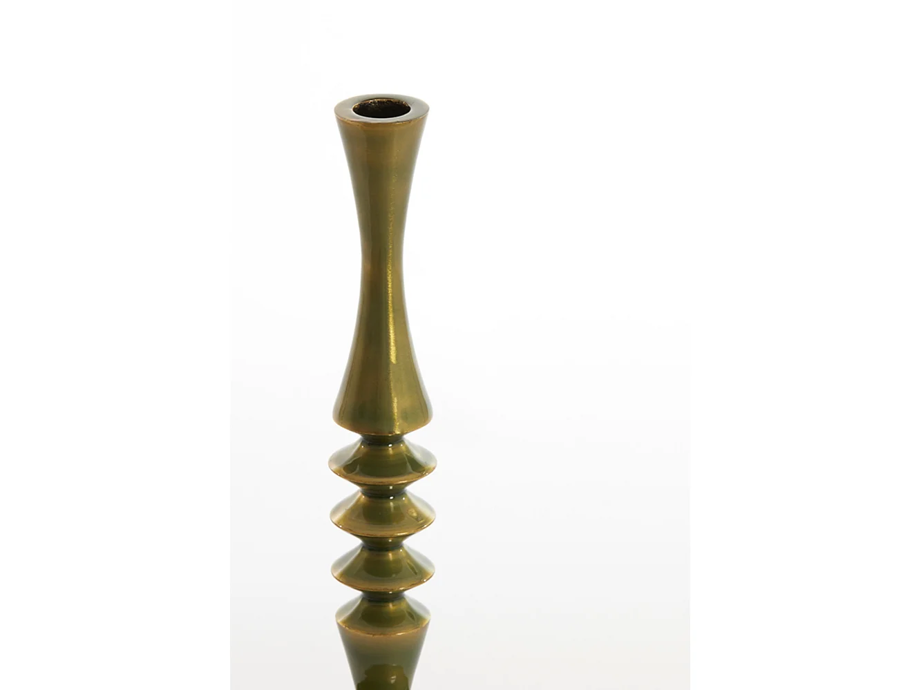 Kerzenständer MISTRY - Ø10x35cm - Grün