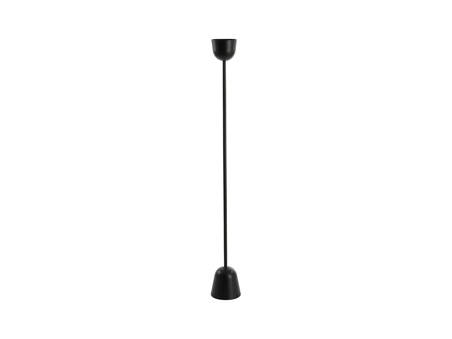 Bougie chauffe-plat OFELIA - Ø12x120cm - Noir