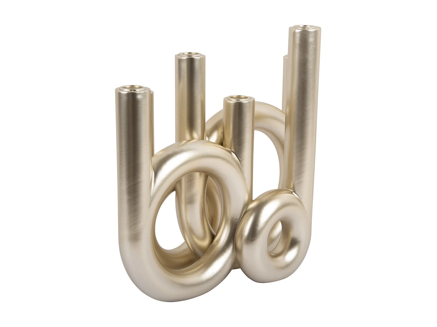 Anillos de candelabro grandes - Oro metalizado