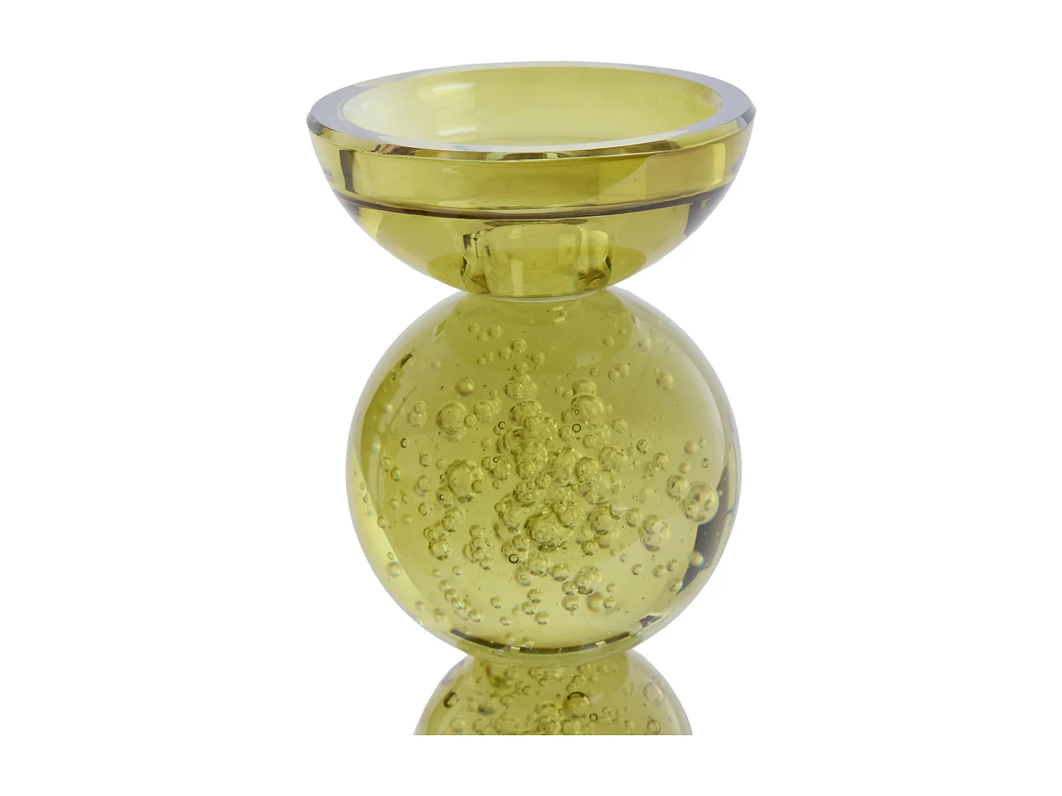 Bougeoir ITINGA - Ø9,5x34cm - Vert