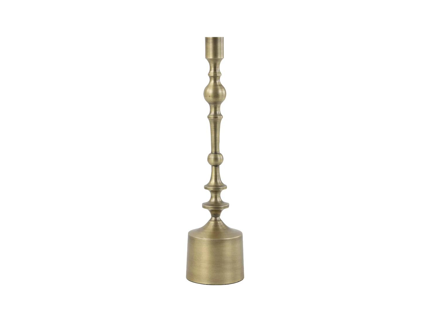Bougeoir SHEVA - Ø10x42cm - Bronze