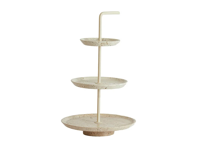 Etagere CAGLIO - Ø24x39cm - Marrón