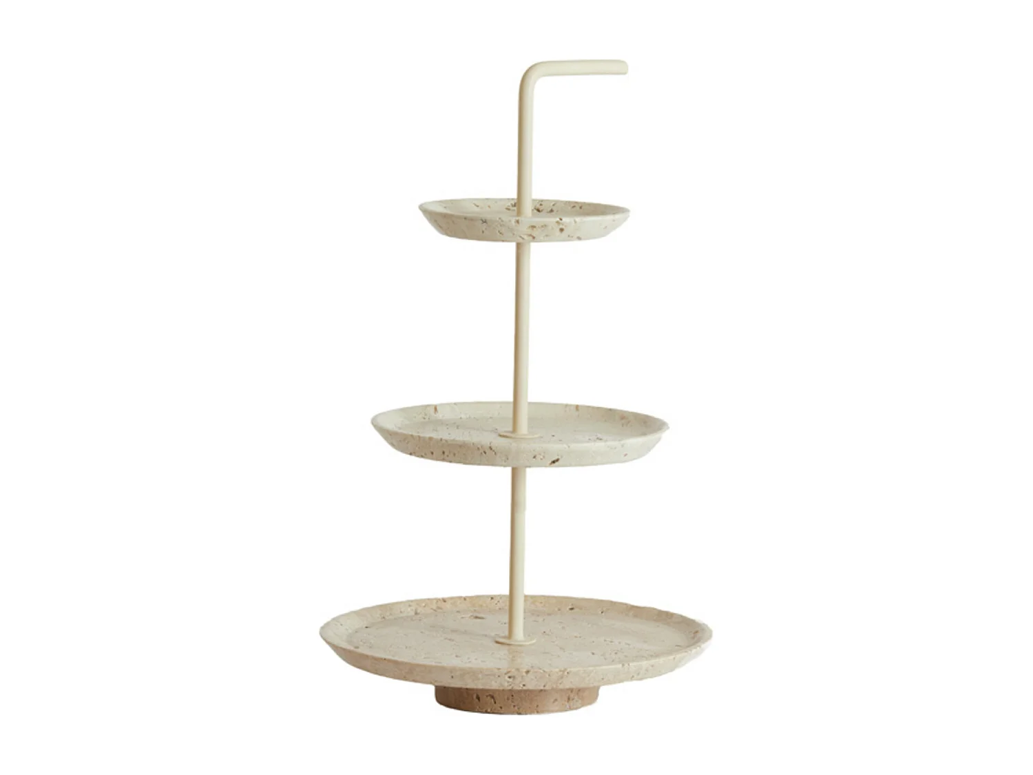 Etagere CAGLIO - Ø24x39cm - Braun