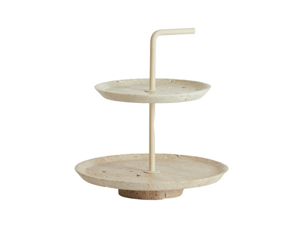 Etagere CAGLIO - Ø24x26cm - Marron