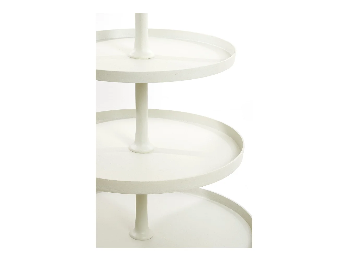 Etagere HOKKSUND - Ø80x200cm - Weiß