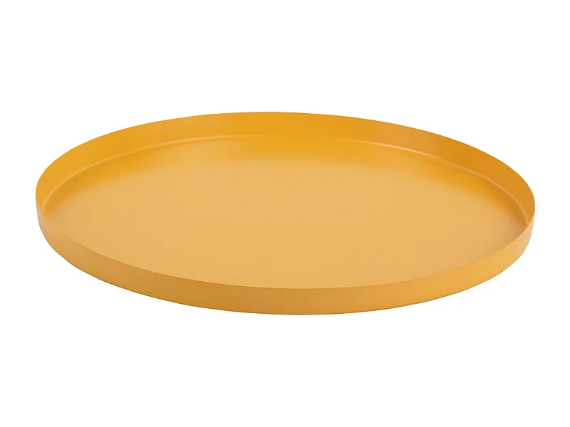 Plateau rond extra petit Servir - Jaune vif