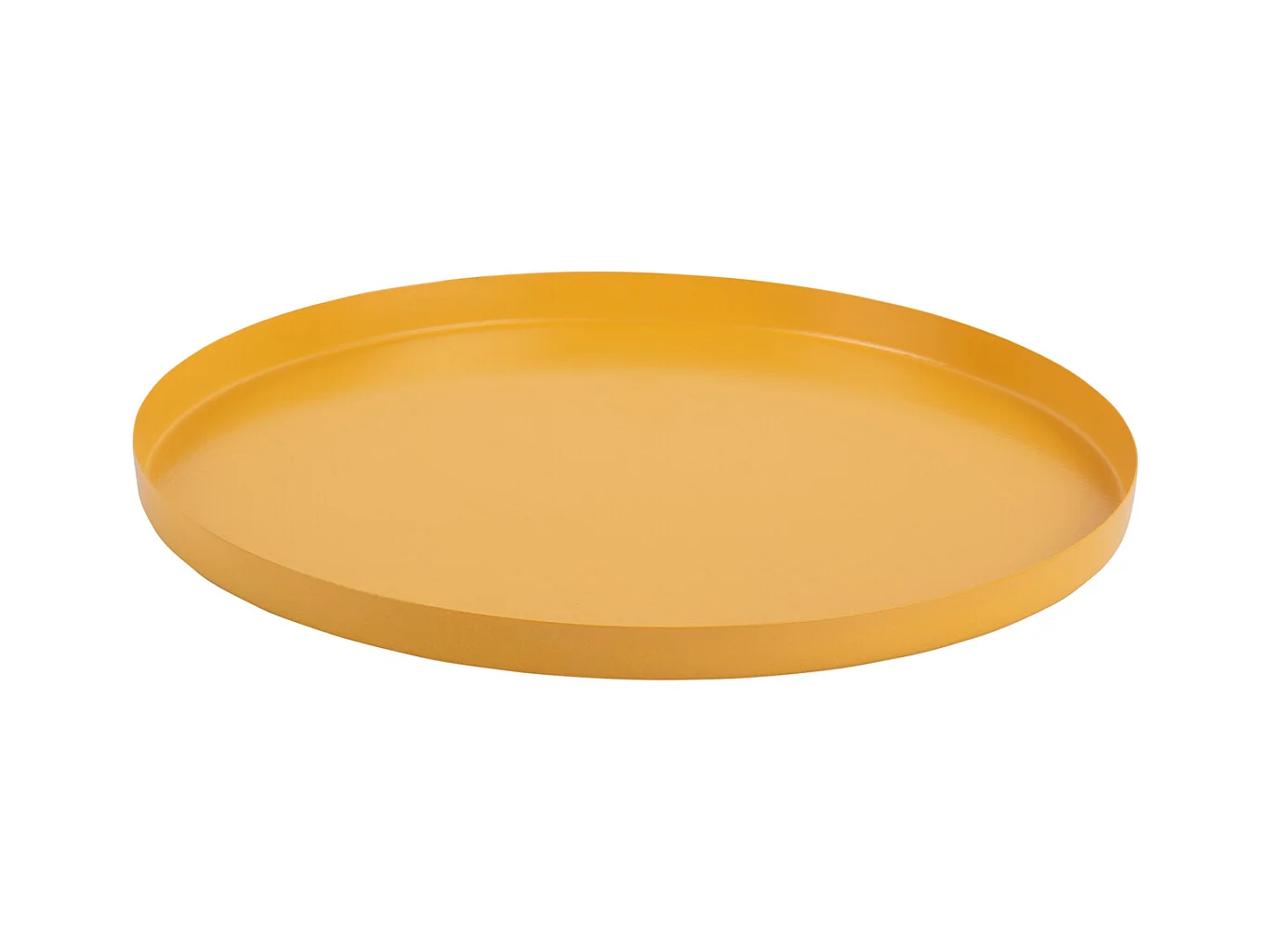 Plateau rond extra petit Servir - Jaune vif