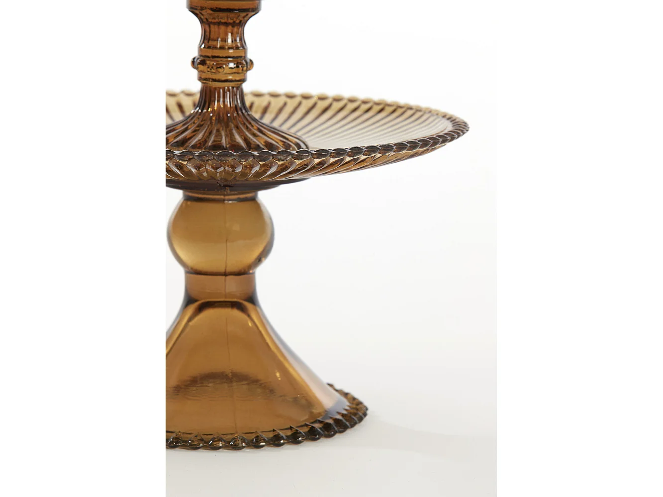 Etagere BURONDA - Ø25x23cm - Marron