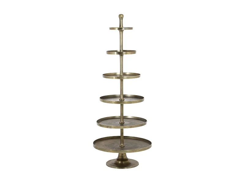 Etagere HOKKSUND - Ø80x200cm - Bronze