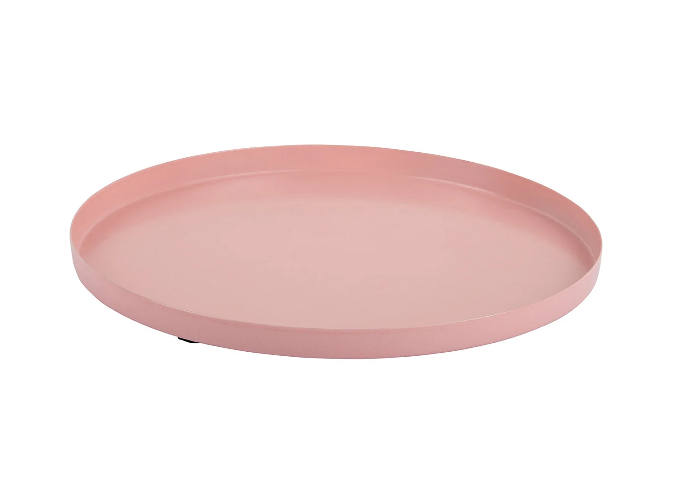 Plateau Servir Rond Extra Petit - Rose Pâle
