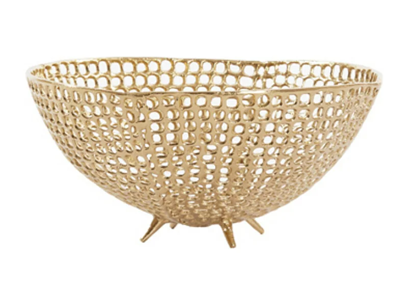 Schaal MURCIA - Ø30x13cm - Goud