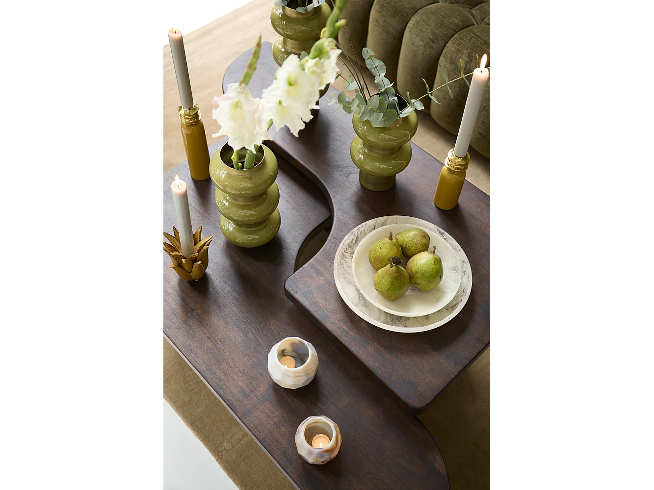 Balance BELAWAN - Ø44x4cm - Blanc