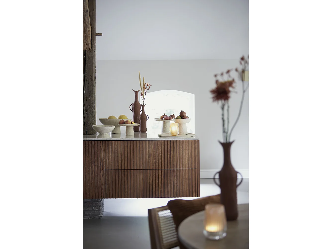 Échelle OTA - 31x30,5x16cm - Marron