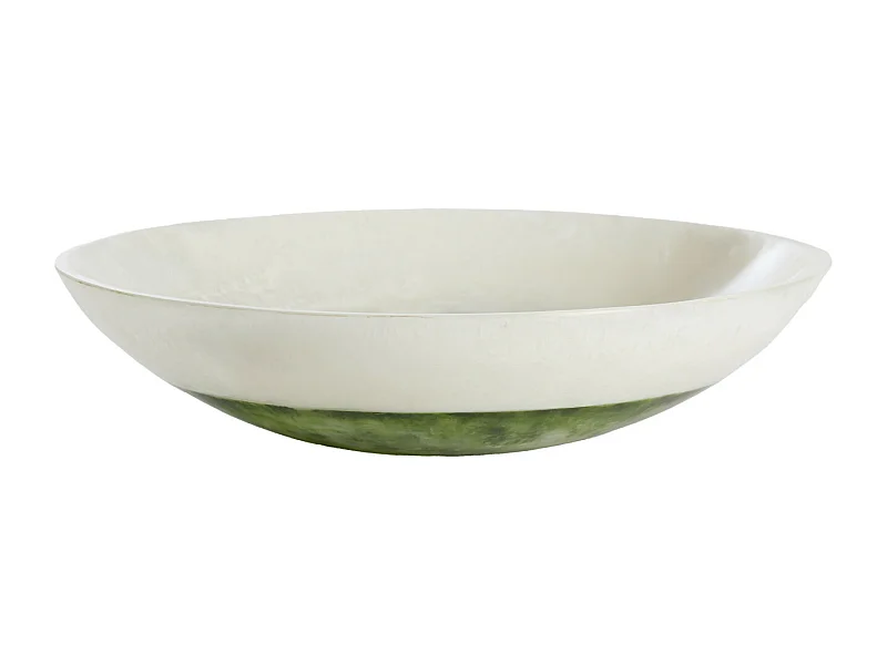 Schaal BINANGA - Ø34x7.5cm - Wit