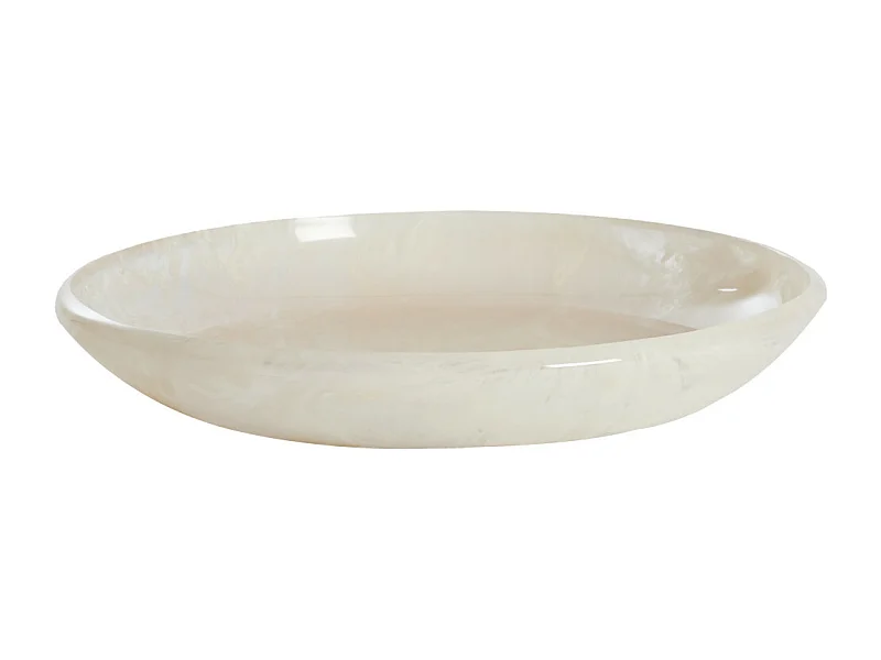 Cuenco BELAWAN - Ø34x6cm - Blanco