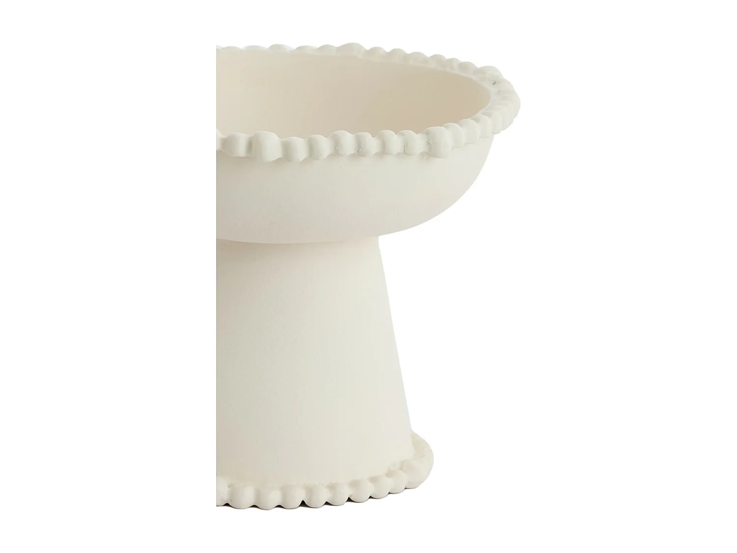 Schaal OTO - Ø20.5x16.5cm - Wit