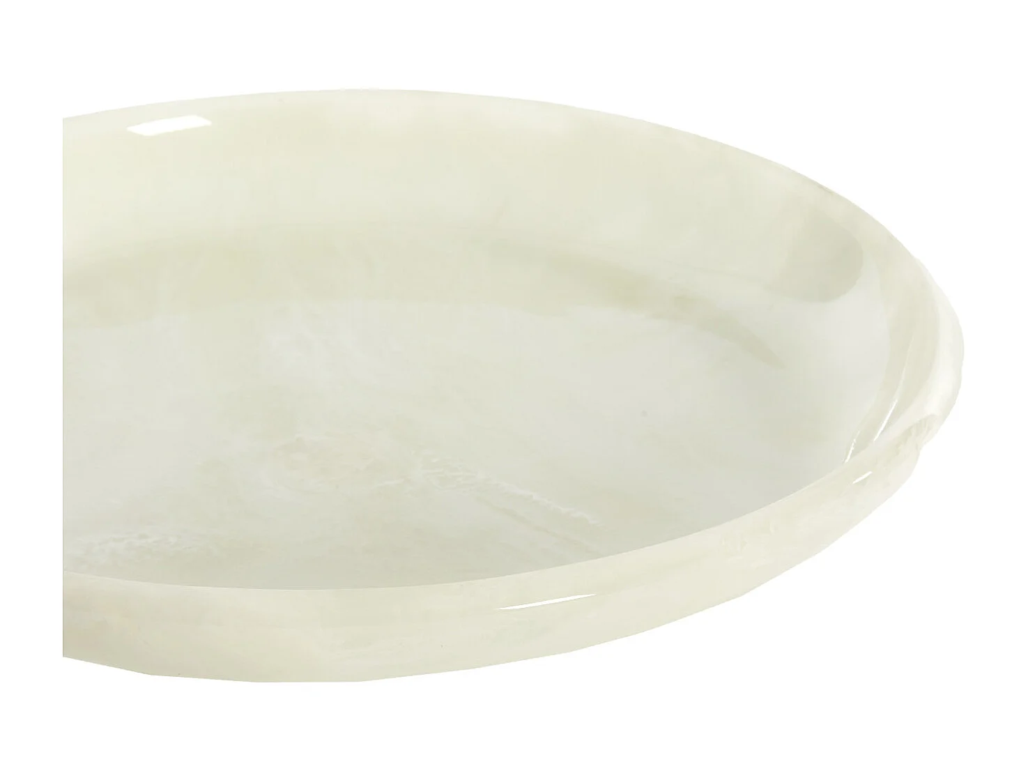 Bol BELAWAN - Ø34x6cm - Blanc