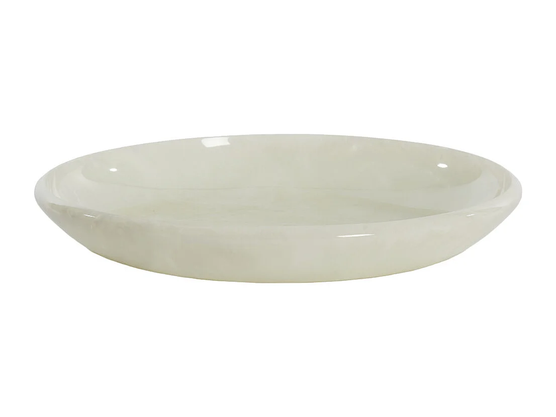 Bol BELAWAN - Ø34x6cm - Blanc