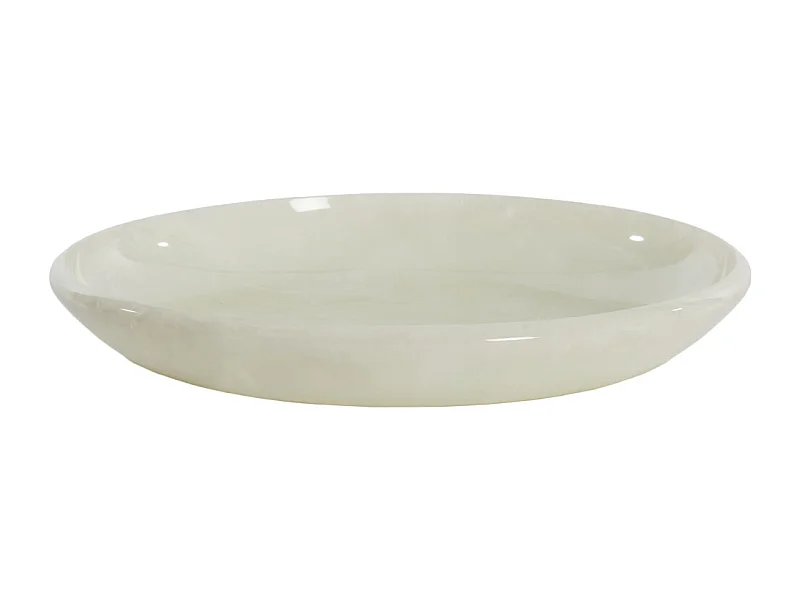 Bol BELAWAN - Ø34x6cm - Blanc